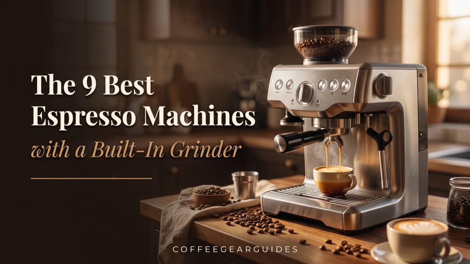Best Espresso Machine with Built-In Grinder: Top 9 (2026)